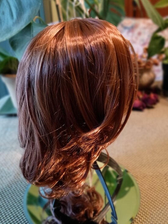 Medium Auburn Wig Synthetic main image 7